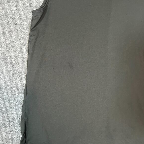 Athleta Shirt Womens XS Black Tank Top Spandex Blend Flowy Cross Back Athleisure - Picture 3 of 9